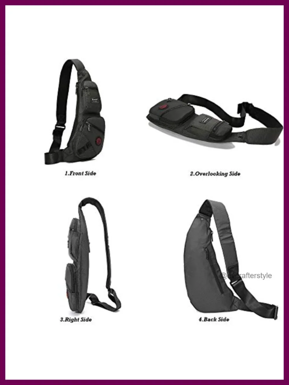NICGID Sling Bag Crossbody Backpack for Travel Hiking EDC